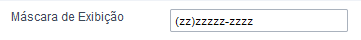 Configuracao Mascara