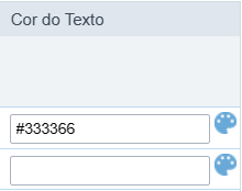 Atributo cor do texto