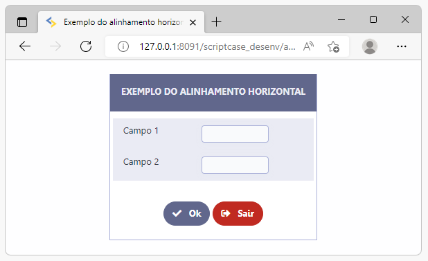 App com a opção de Quebra de linha na label