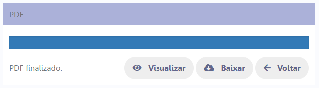 Exemplo da tela de solicitação de senha ao abrir arquivo exportado