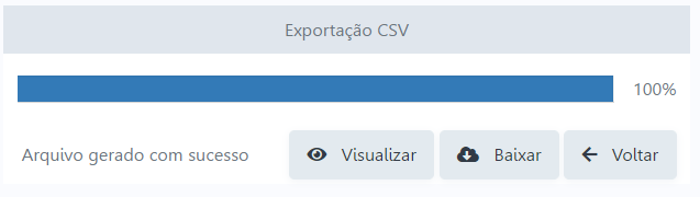 Exemplo da tela de solicitação de senha ao abrir arquivo exportado