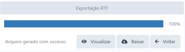 Exemplo da tela de solicitação de senha ao abrir arquivo exportado