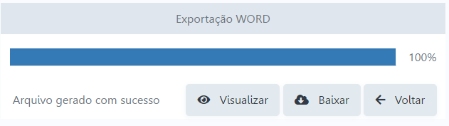 Exemplo da tela de solicitação de senha ao abrir arquivo exportado