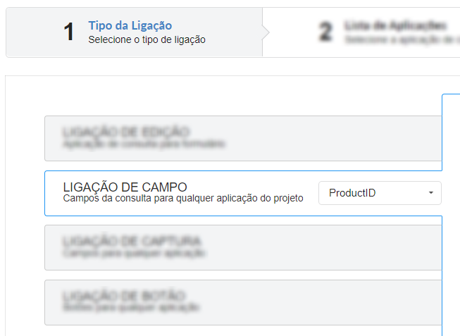 Tipos de ligação da consulta - Ligação de Edição