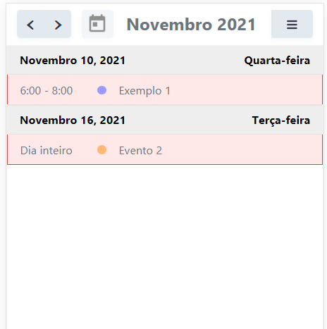 Exemplo do formulário com otimização mobile