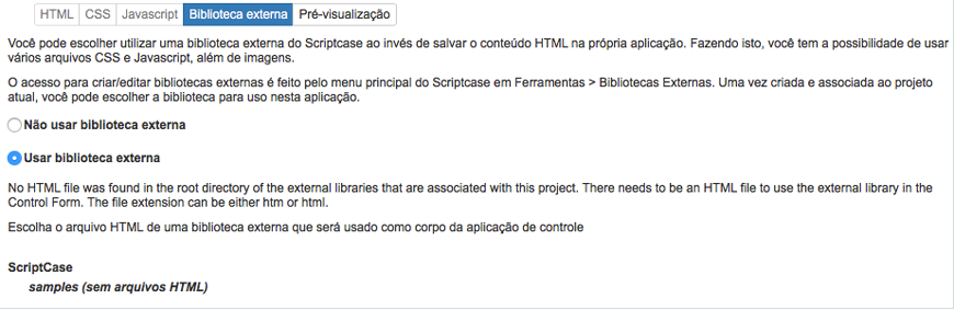 Edição do HTML