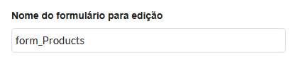 Padrão de criação de consulta vinculada a formulário