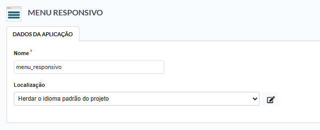 Required fields for creating applications