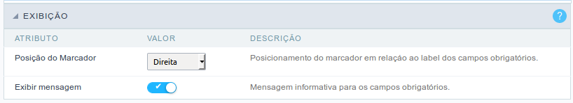 Interface de Exibição.