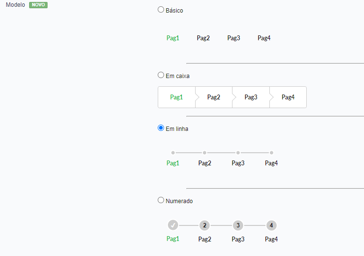 Pages format