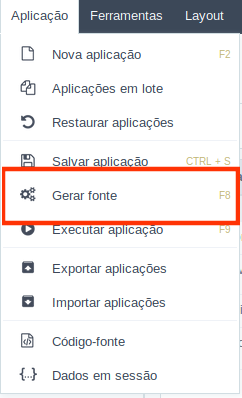 Gerar fonte