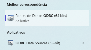 Gerenciador ODBC