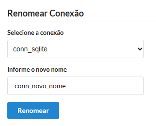 Renomear conexão