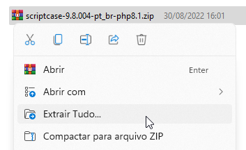 Página de Download do site