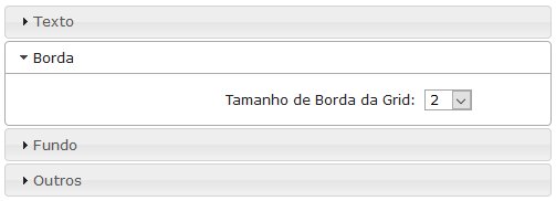 Configurações de borda do Captcha