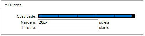 Outras Configurações da Linha impar