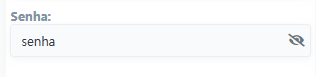 Exemplo da opção revelar senha