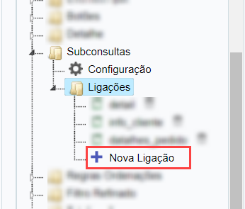 Criando uma nova subconsulta