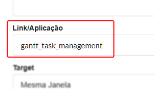 Interface importação de Aplicação.