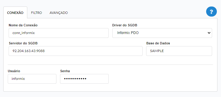 Conexão com o banco de dados