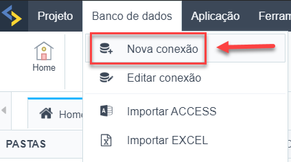 Criando uma nova conexão