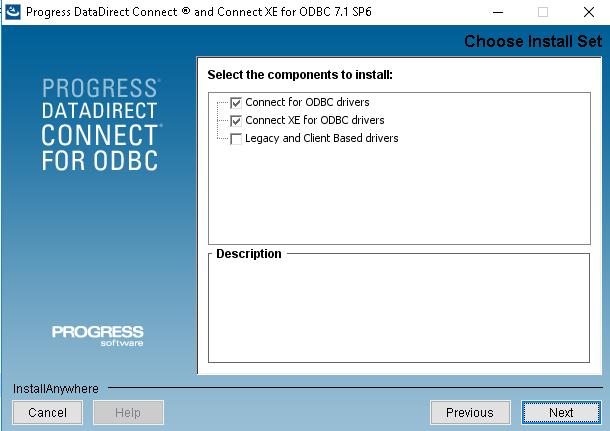 Instalando o Progress OpenEdge ODBC Connector.