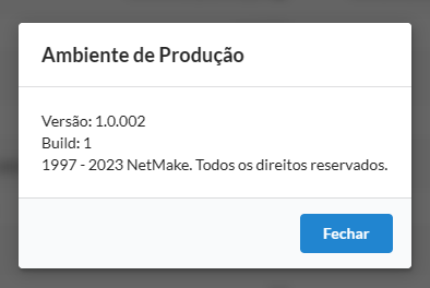 Informações sobre o prod