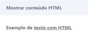 Exemplo da consulta interpretando as tags