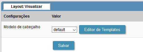 Editor de template