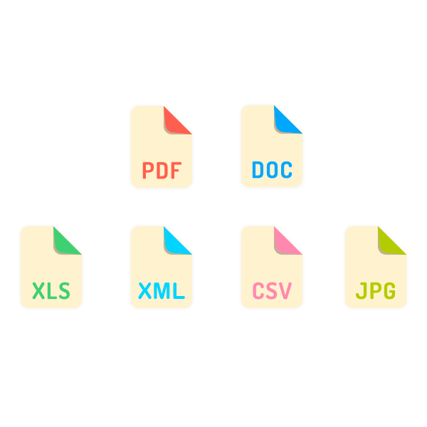 Exportação de dados