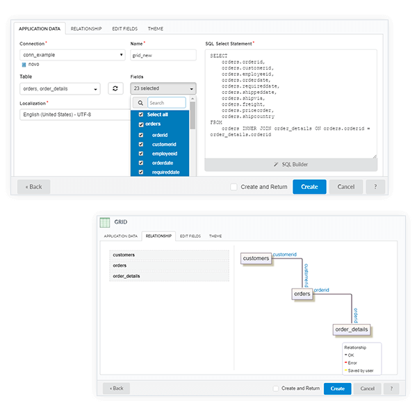 Query Builder (gerenciador de queries)