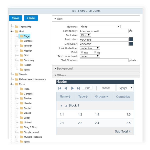 Usabilidade Scriptcase e Layout